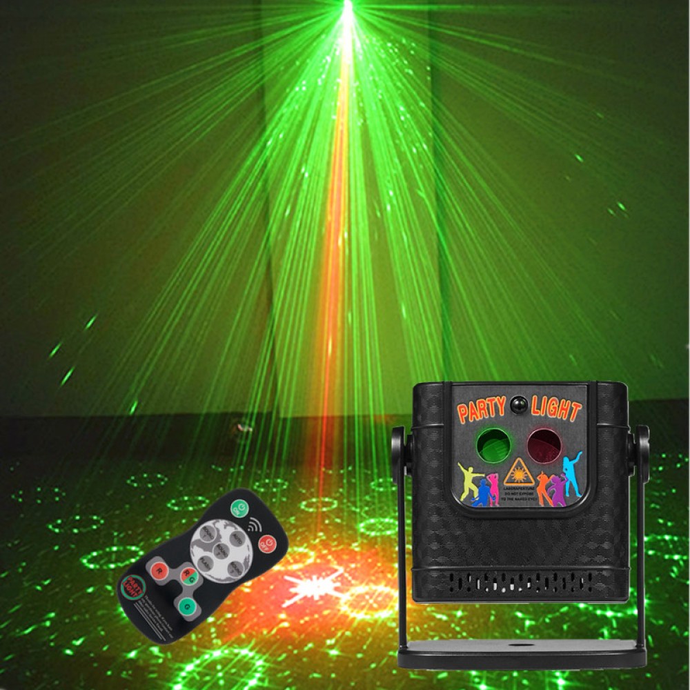 60 Pattern Party Stage Light Laser Projector LED RGB KTV DJ Disco Show Lighting
