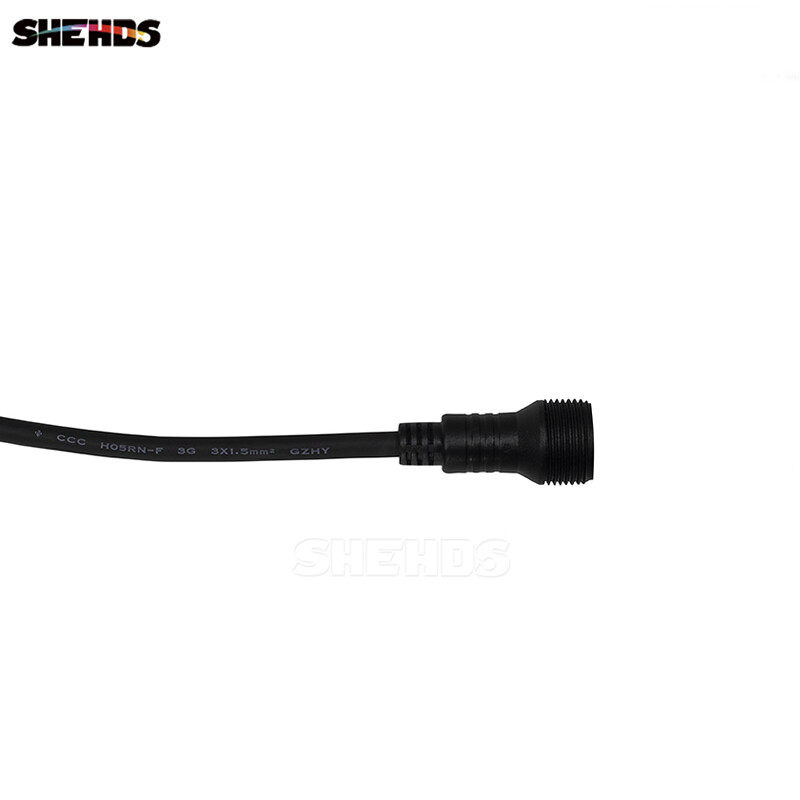 SHEHDS 1M/2M/3M/5M/10M IP65 Waterproof Power Cable For Stage DJ Effect Lighting