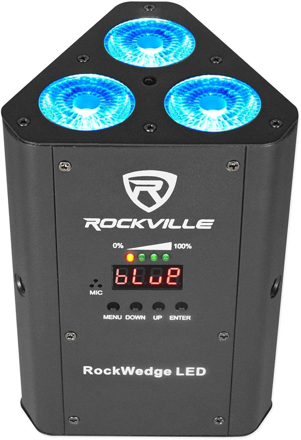 Rockwedge LED 54W RGBWA+UV Rechargeable Battery Wireless DMX Par Light