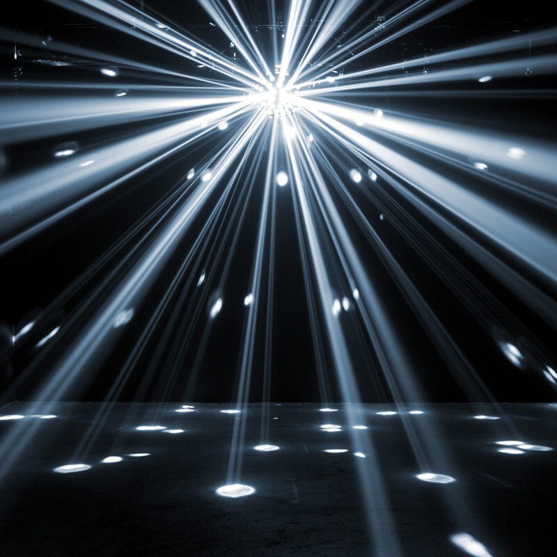 American DJ ADJ Starburst LED Sphere Shooting Beam Lighting Effect+ROCKSTRIP