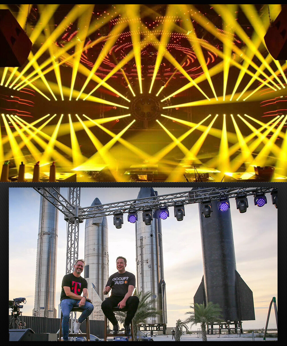 SHEHDS 2PCS 10R 275W Bulb Beam Moving Head Light DMX 512 For DJ Disco Stage