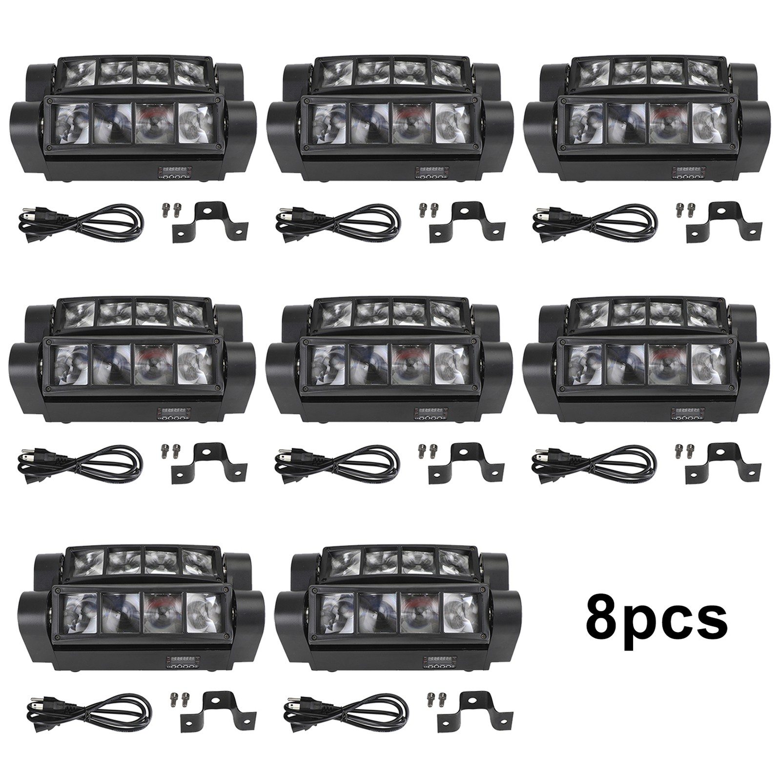 1/2/4/6/8 Pcs Beam Zoom Moving Head Stage Lighting Beam DMX Party DJ Lighting
