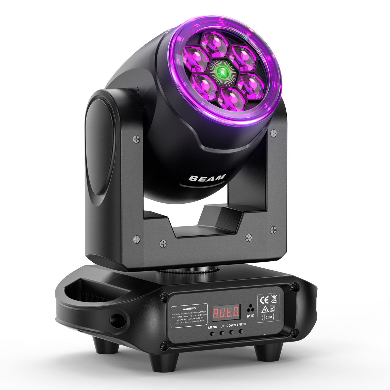150W 6Bee Eye LED Laser Moving Head Light RGBW DMX Beam Stage Lighting DJ Disco