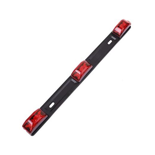 Red 3 Light 9 LED Clearance ID Lightbar Strip for Trailer – Clearance ID