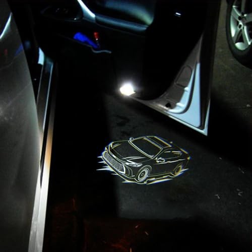 2 PCS LED Car Door Logo Lights Compatible for Camry XV80 April 2024 – 2025