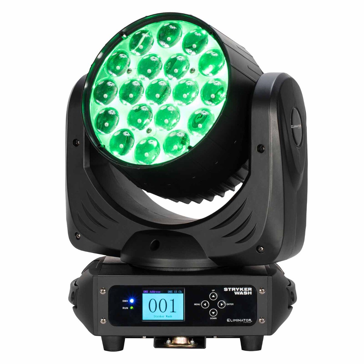 Eliminator Lighting STRYKER WASH RGBW LED Moving Head Wash Light Fixture