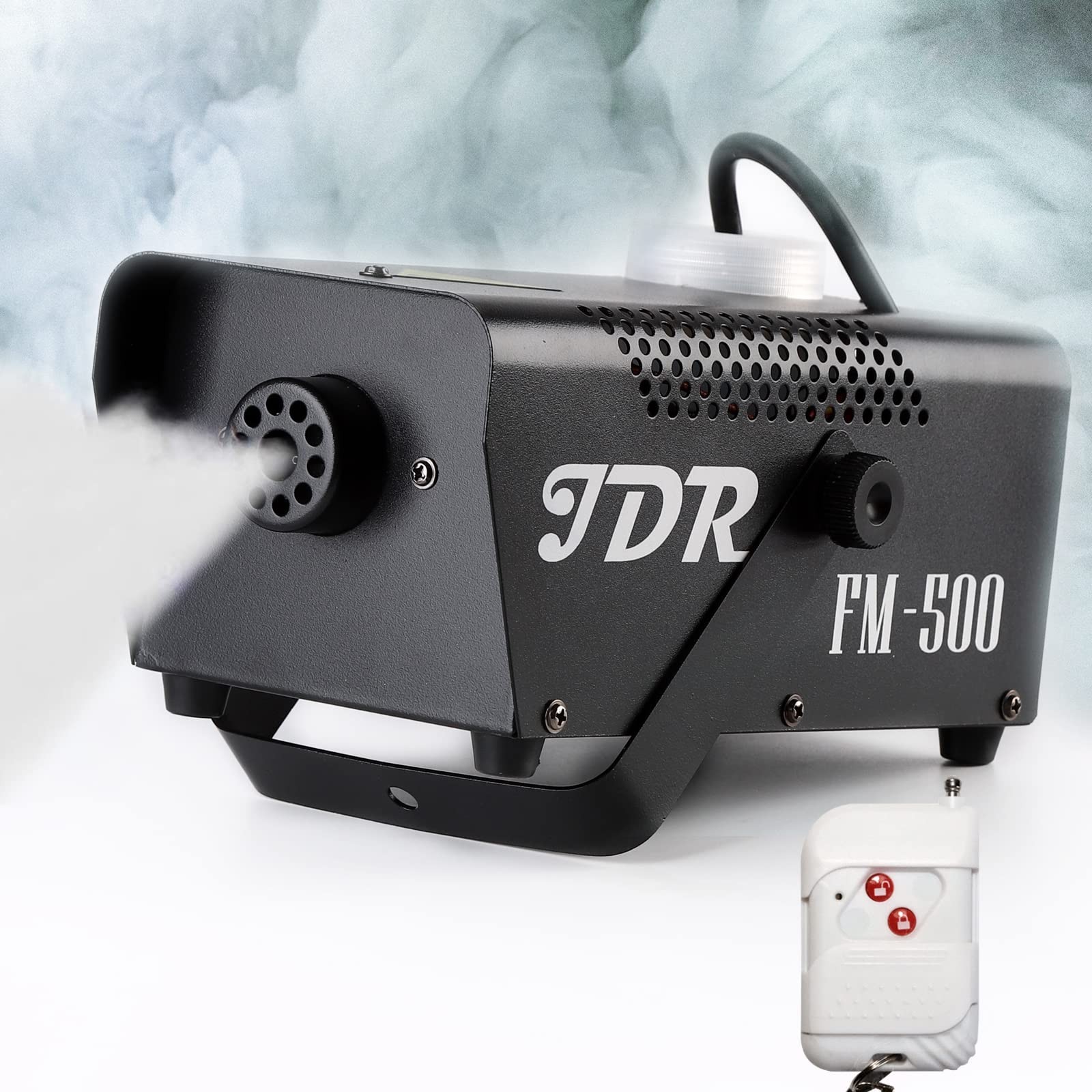 Fog Machine JDR Mini 500W Smoke Machine with Auto Mode and Wireless Remote Co…