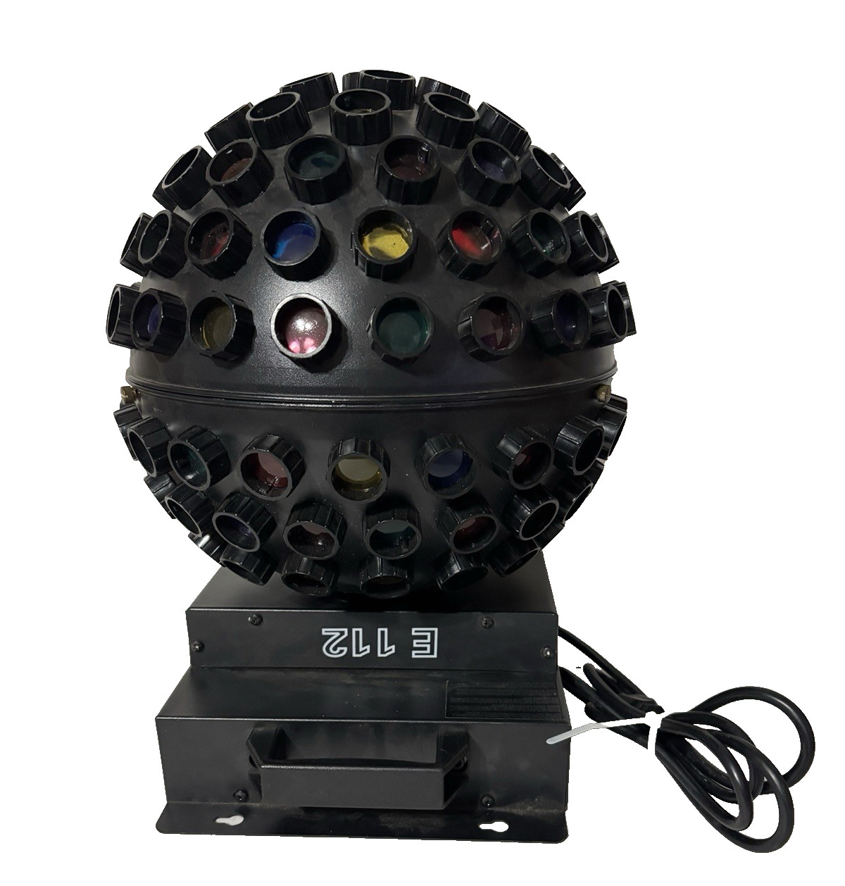 Eliminator Lighting E-112 Color Starsphere Rotating Mirrorball Light – See Video