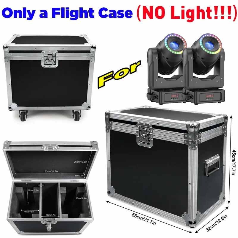 180W LED Moving Head Beam Light 3Prism+7Gobo Spot Light DMX DJ Party W/Case