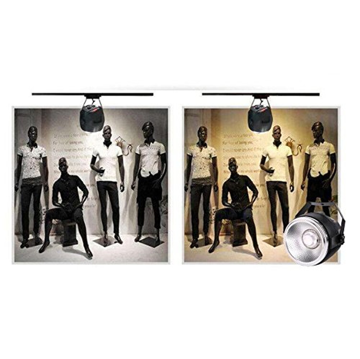 Par LED Stage Light,SENLAN LED 40W Double White/Cool White&Warm White par LED…