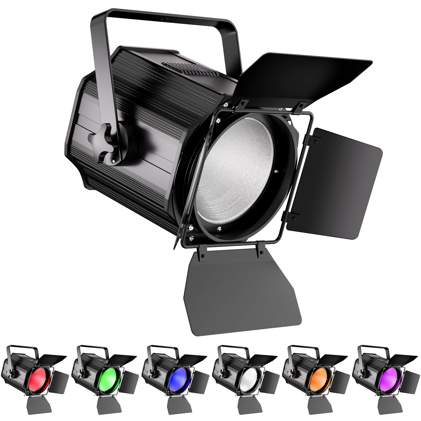 6in1 COB LED 200W PAR Can RGBWA+UV Lighting Stage Light DMX DJ Disco Show Light