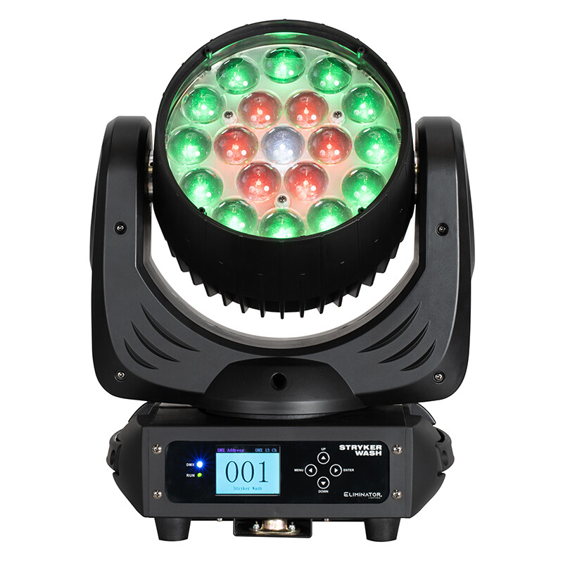 Eliminator Lighting Stryker Wash 228W professional moving head wash fixture