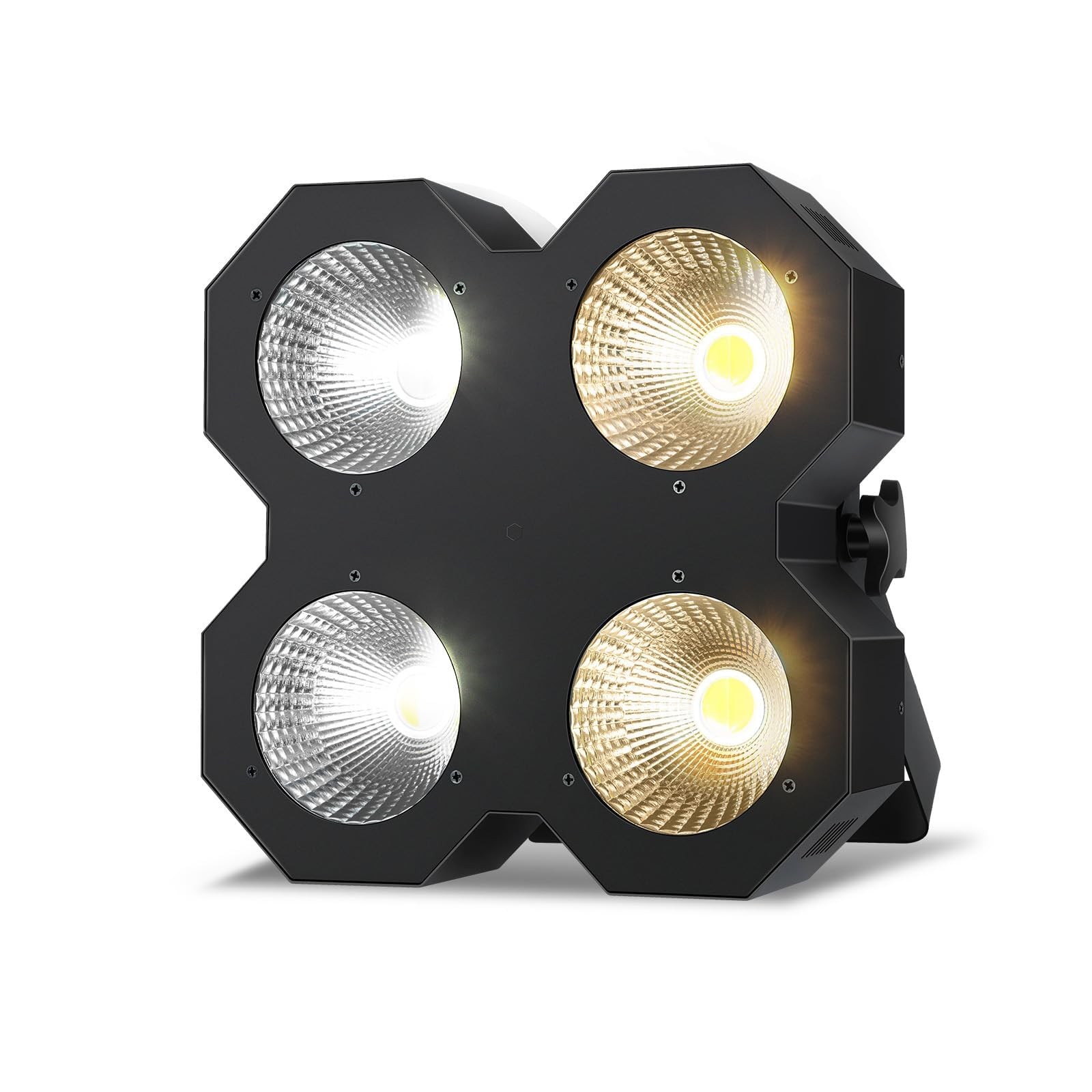 LED Blinder Stage Light,200W COB Par Cool White and Warm White Uplighting, DM…