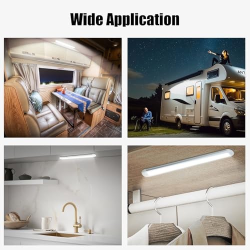 12V LED Light Bar, RV Lights Interior 120LEDs Light Strip 6500K 8W Interior
