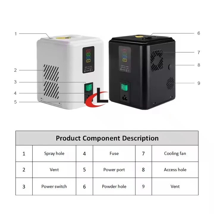 4X350W Cold Sparkler Machine Fountain 3 Meters Mini Fireworks Cold Pyro Machine