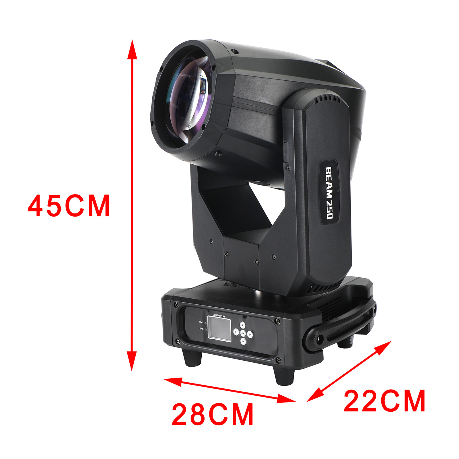 250W 8R Rainbow 3In1 Moving Head Light Double Prisms Gobo Wash Stage Lighting L3