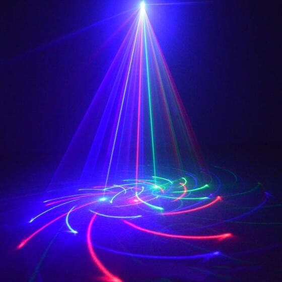 Red Green Blue Full color Waterproof Outdoor Christmas Laser Light Projector DJ