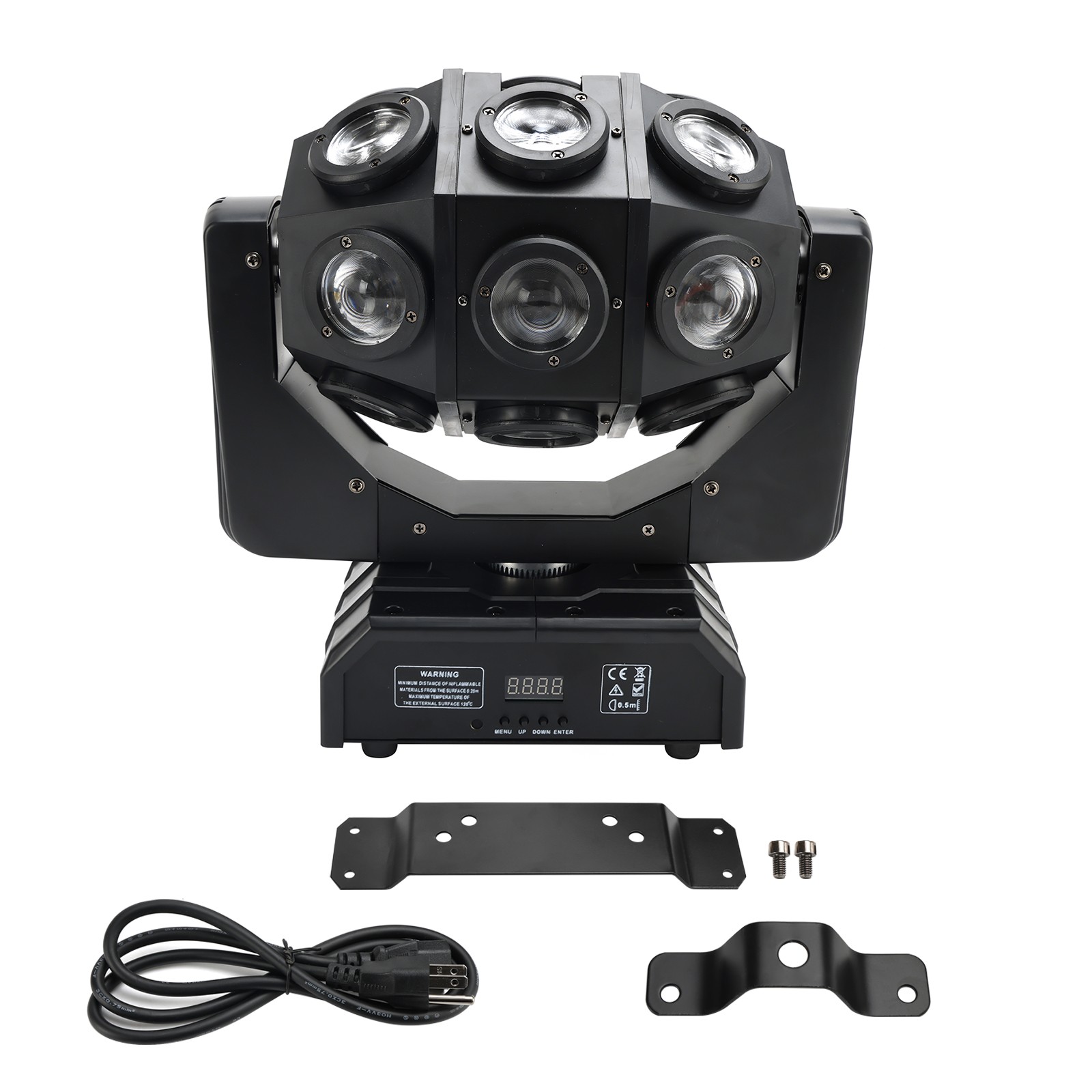 🎅180W Moving Head 18 LED Rotating Beam DMX Stage Light RGBW DJ Disco Party Club