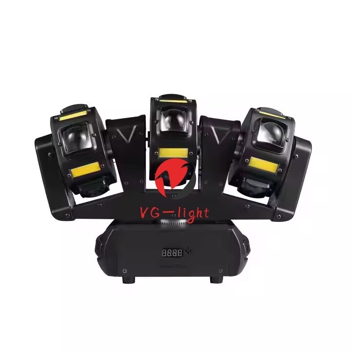 New Popular Moving Light 12X10W 4in1 W/Golden 50mW RG Laser DJ Disco Stage Light