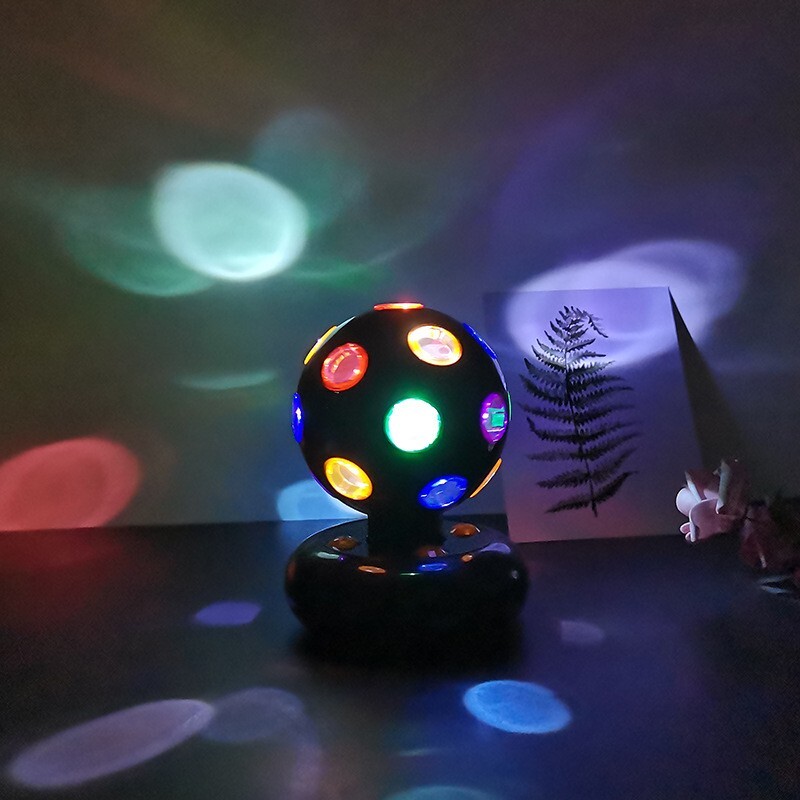 Disco Light Ball 4.0″ Size USB Power Turning Dancing Party KTV Decoration US