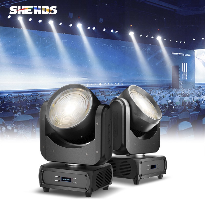 SHEHDS LED 120W Wash Spotlight Cool+Warm White Moving Head Stage DMX512 Lighting