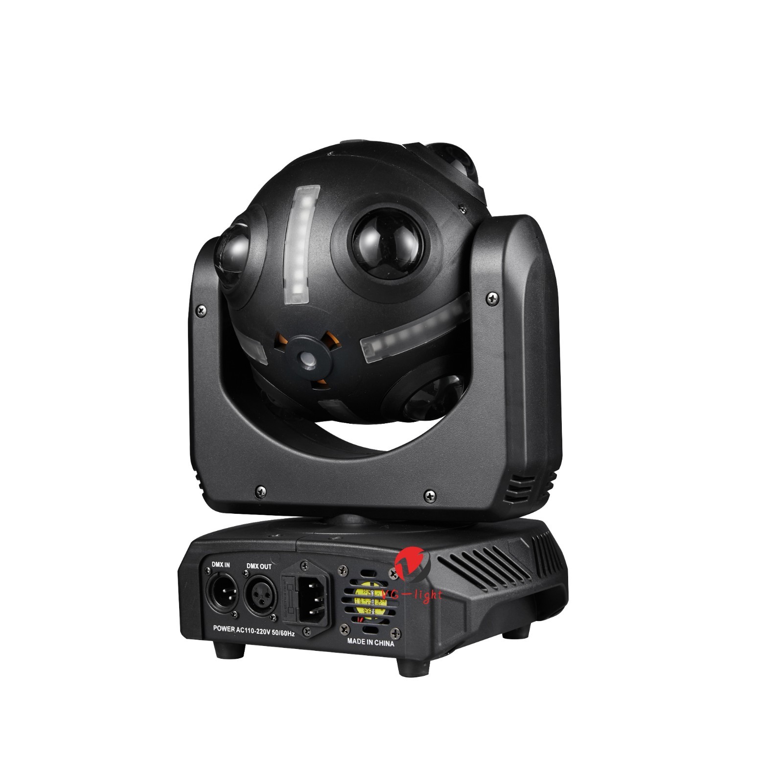 2XNew 120W Mars LED Moving Head Ball Light RGBW Infinite Rotation Stage Lighting