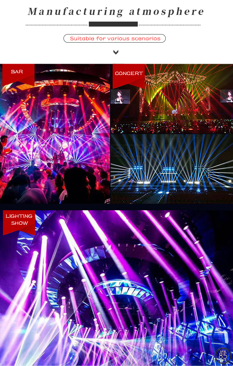 SHEHDS 8X12W Led RGBW Beam Moving Head Stage Bar Light For DJ Disco Wedding
