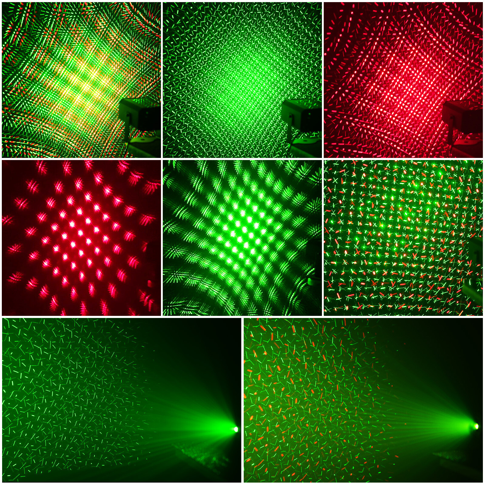 Pattern DJ Disco Party Stage Light Laser Projector LED RGB KTV Show Lighting