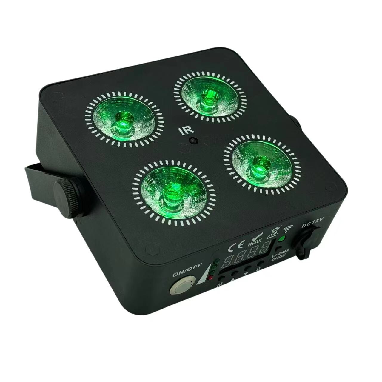 10pack DJ Battery operated led Par Uplighting 4x18W RGBWA+UV/Wireless DMX Remote
