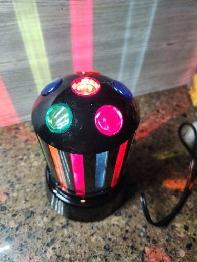 3 HALLOWEEN/PARTY LIGHTS Spinning Multicolor Disco Strobe& Ghost Lights ALL WORK