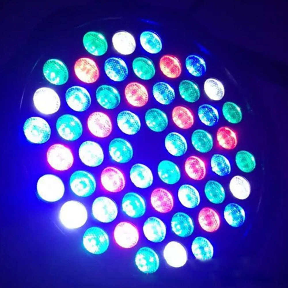 8PCS 162W 54 LED RGB Stage Lighting PAR Light Beam 7CH DMX Party Disco DJ Lights