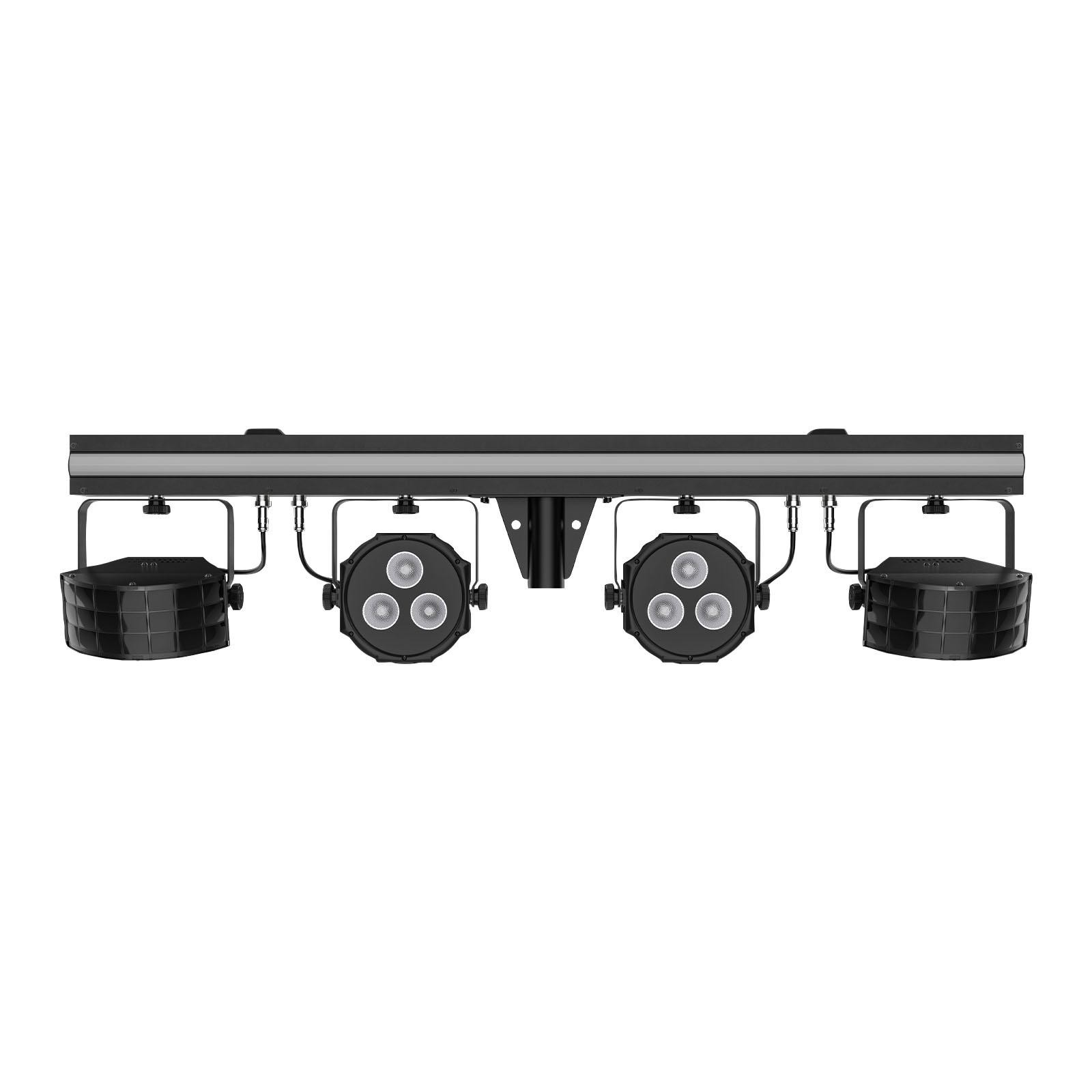 Chauvet DJ GigBAR 3 ILS 3-in-1 Derby Par Strip Effect Lighting System w Stand