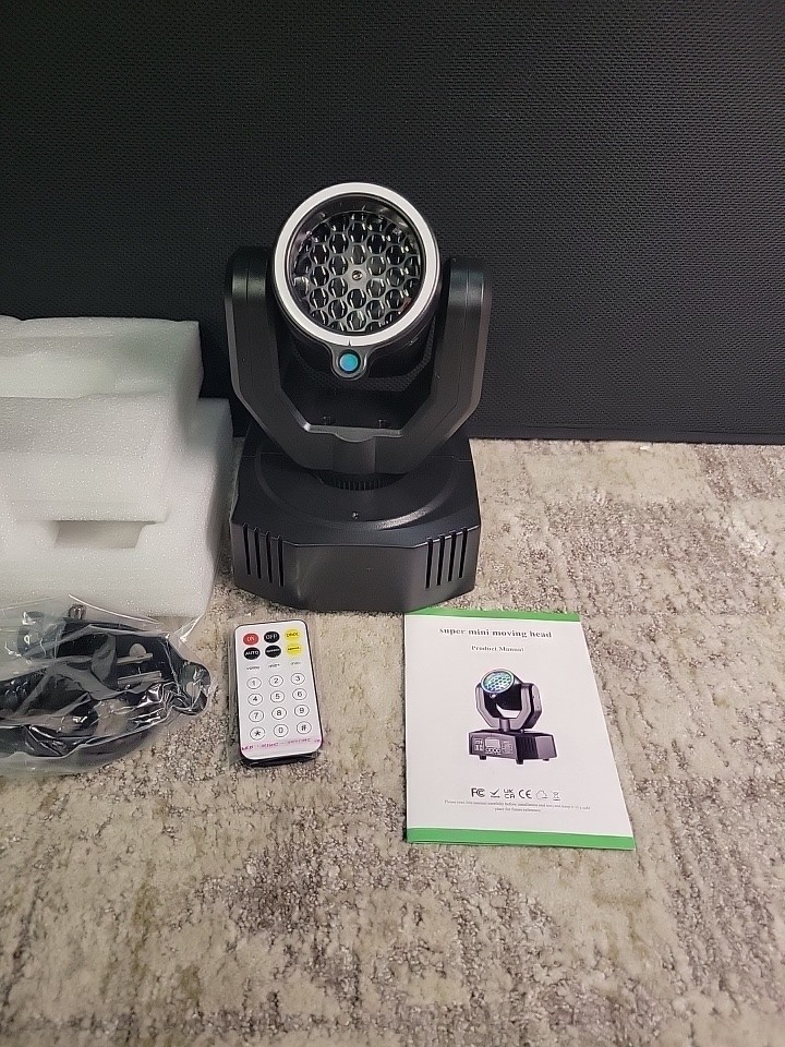 Super Mini Moving Head Pattern Beam Light With Aperture and Remote Control DMX