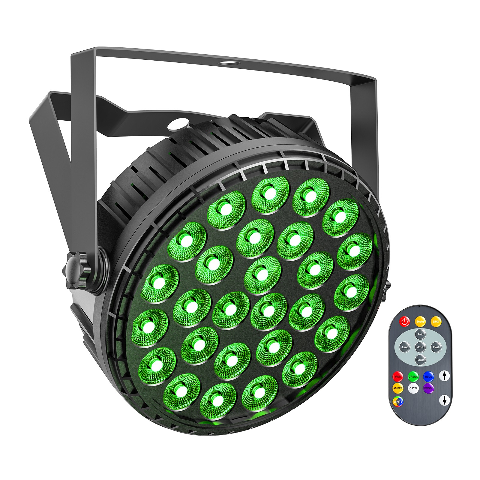 UKING 270W LED RGBW Stage Lighting PAR Light DMX Party Disco Light with Remote