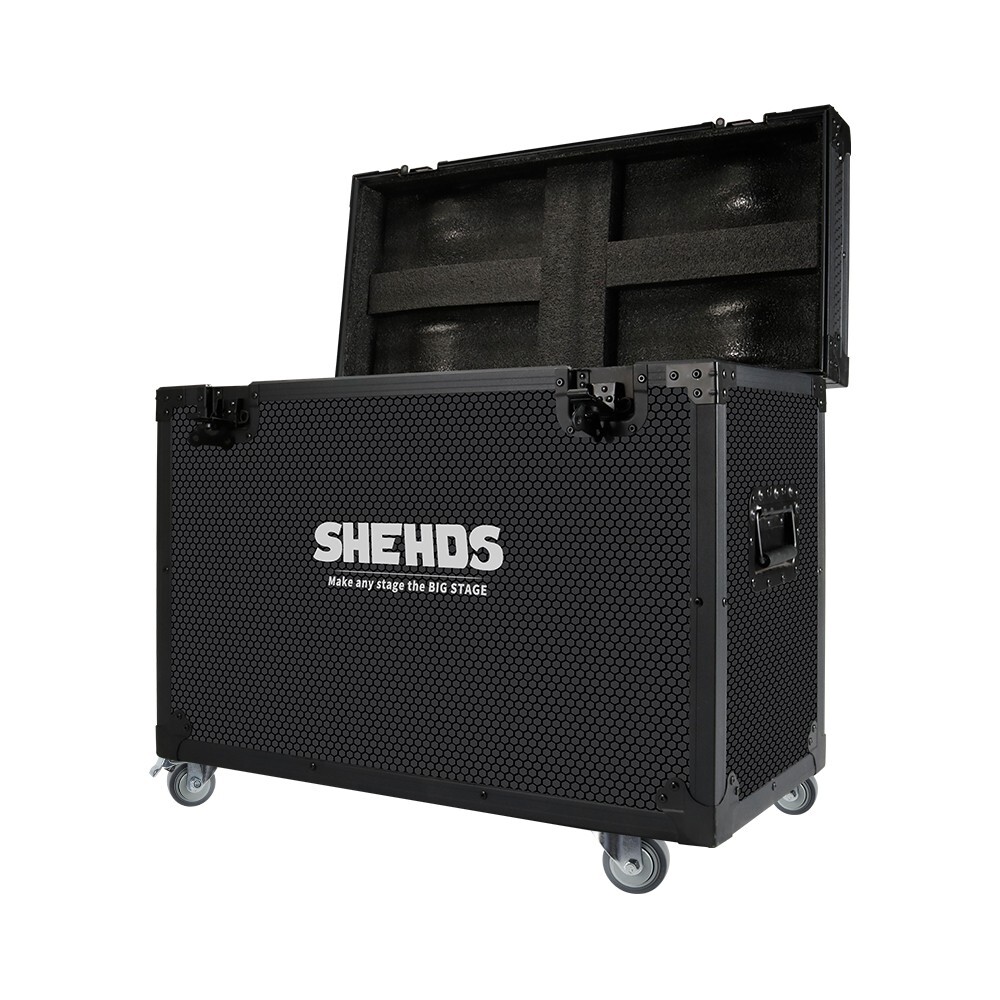 Flightcase For 10R 275W Beam Moving Head Stage Light With Silent wheels SHEHDS