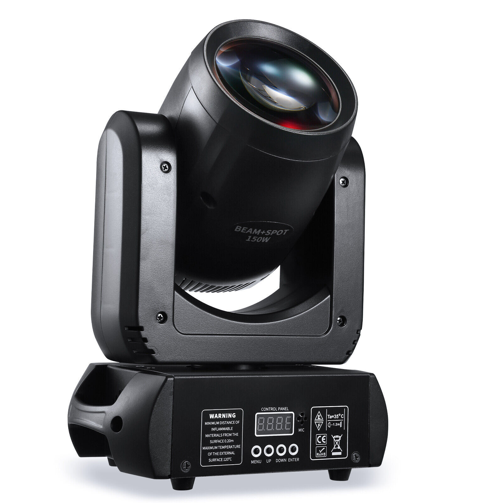 Halloween 150W LED Beam Moving Head Stage Light 18Prism Gobo DJ Spot Party Light