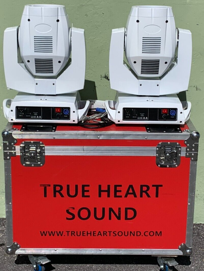 7R 230W Moving Head Beam W/Road Case #0114 (Pair)TRUEHEARTSOUND