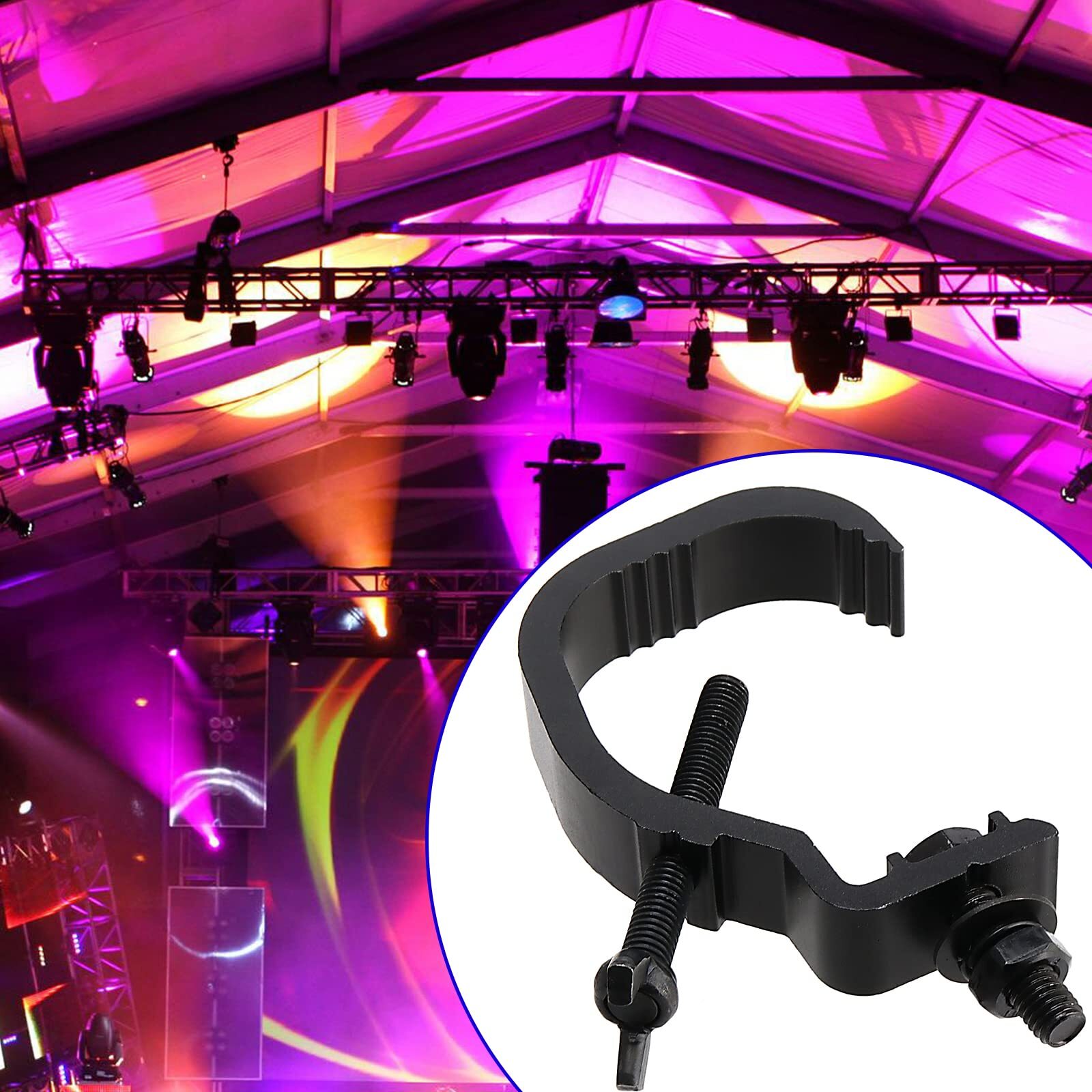 10 Pack Heavy Duty Aluminum Alloy Stage Light Clamp Hook Truss C Clamp for DJ