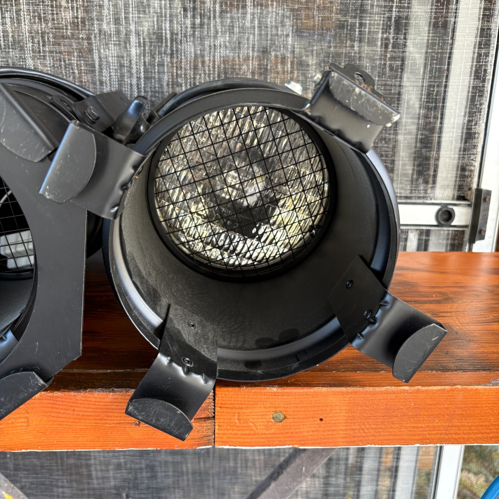 Set of 3 Aluminum Canister Theater Spot Lights DJ Stage Lighting Black