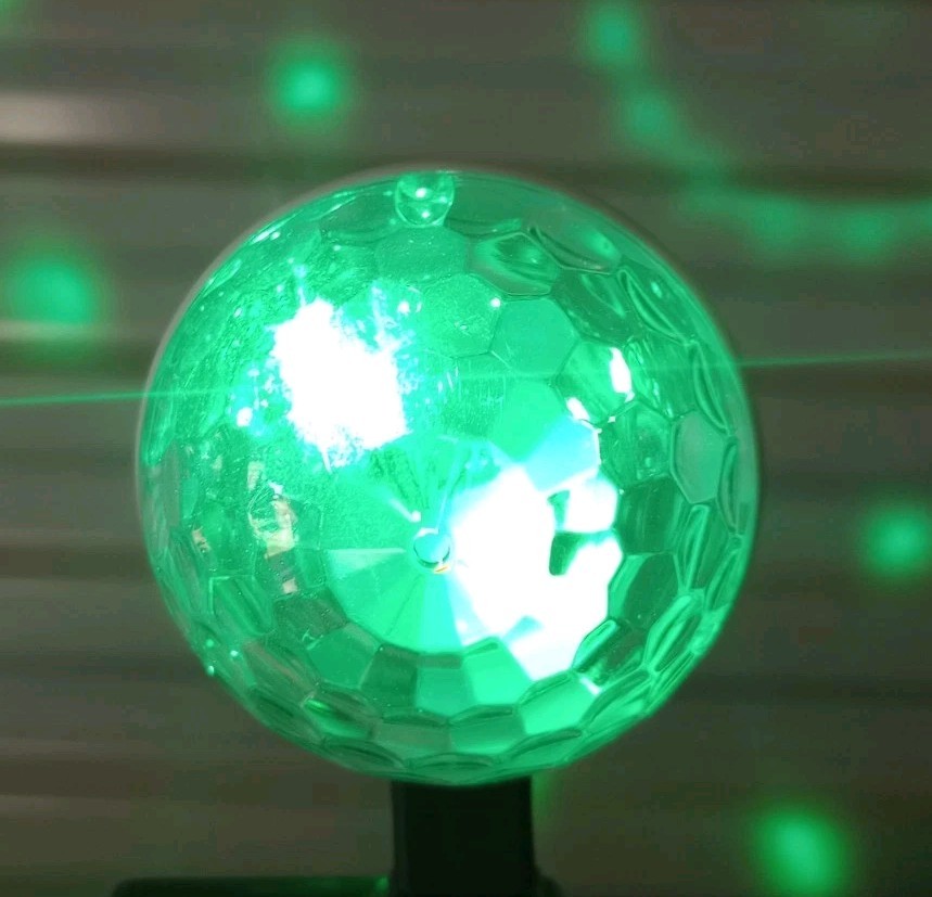 Modern Expressions Mini Disco Light LED RGB Color Changing Party Strobe PHOTOS
