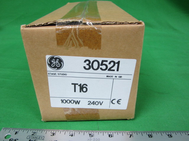 New Unused MIB GE 30521 T16 1000W Studio Projection Lamp 240V