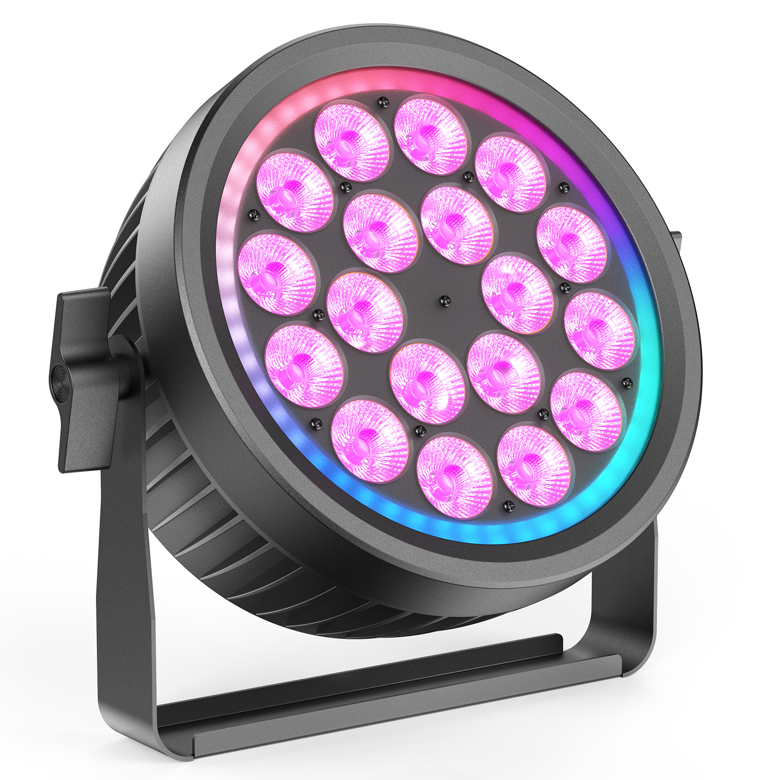 18x15W RGBWA UV Aluminum Alloy Par Lighting LED Stage Light DMX Party DJ Disco