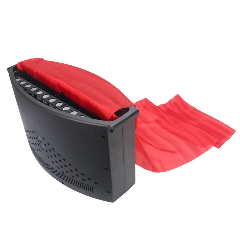 Electronic LED Fake Fire Artificial Flame Double Blower Halloween Night Clubs 2M