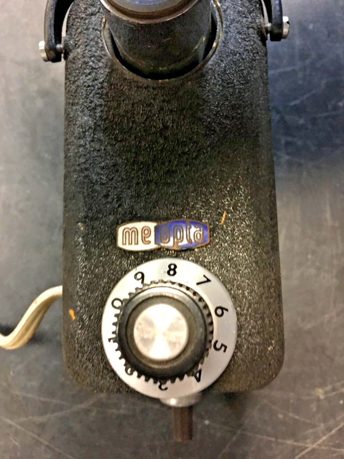 Meopta, Photographer Lamp Lights Spotlight Cast Iron, TURNS ON
