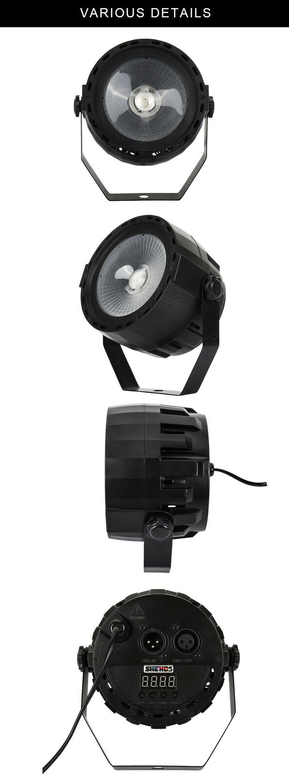 SHEHDS LED 30W COB RGB 3in1 Par Lighting With Remote Control For DJ Stage Show