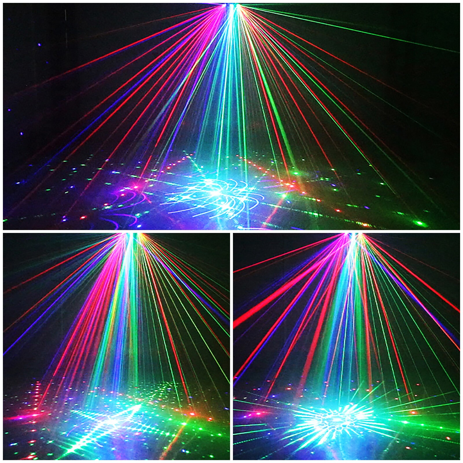 Proffessional DJ Lights 21 Lens RGB UV Disco Strobe Stage Lighting With Remote