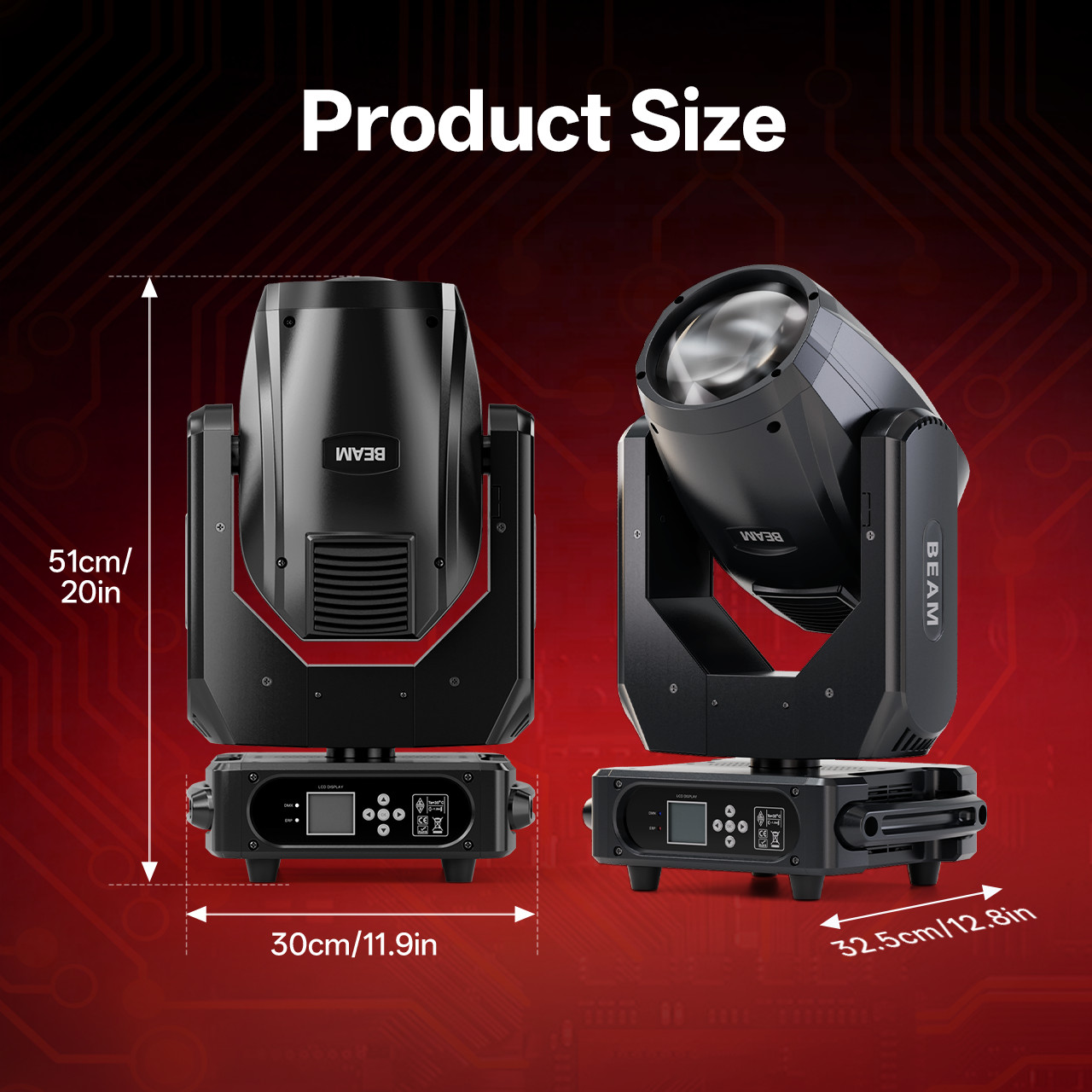 275W 10R Beam Moving Head Stage Light RGBW Gobo Spot Lighting DJ Disco Show DMX