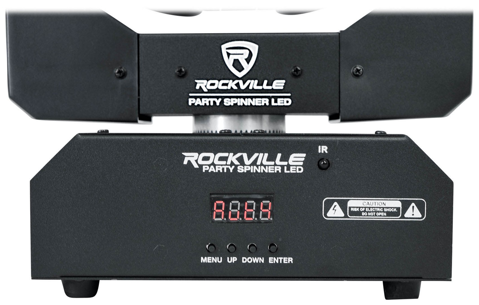 Rockville Party Spinner LED Moving Head RGBW DJ Light with DMX Controls+18 LED’s