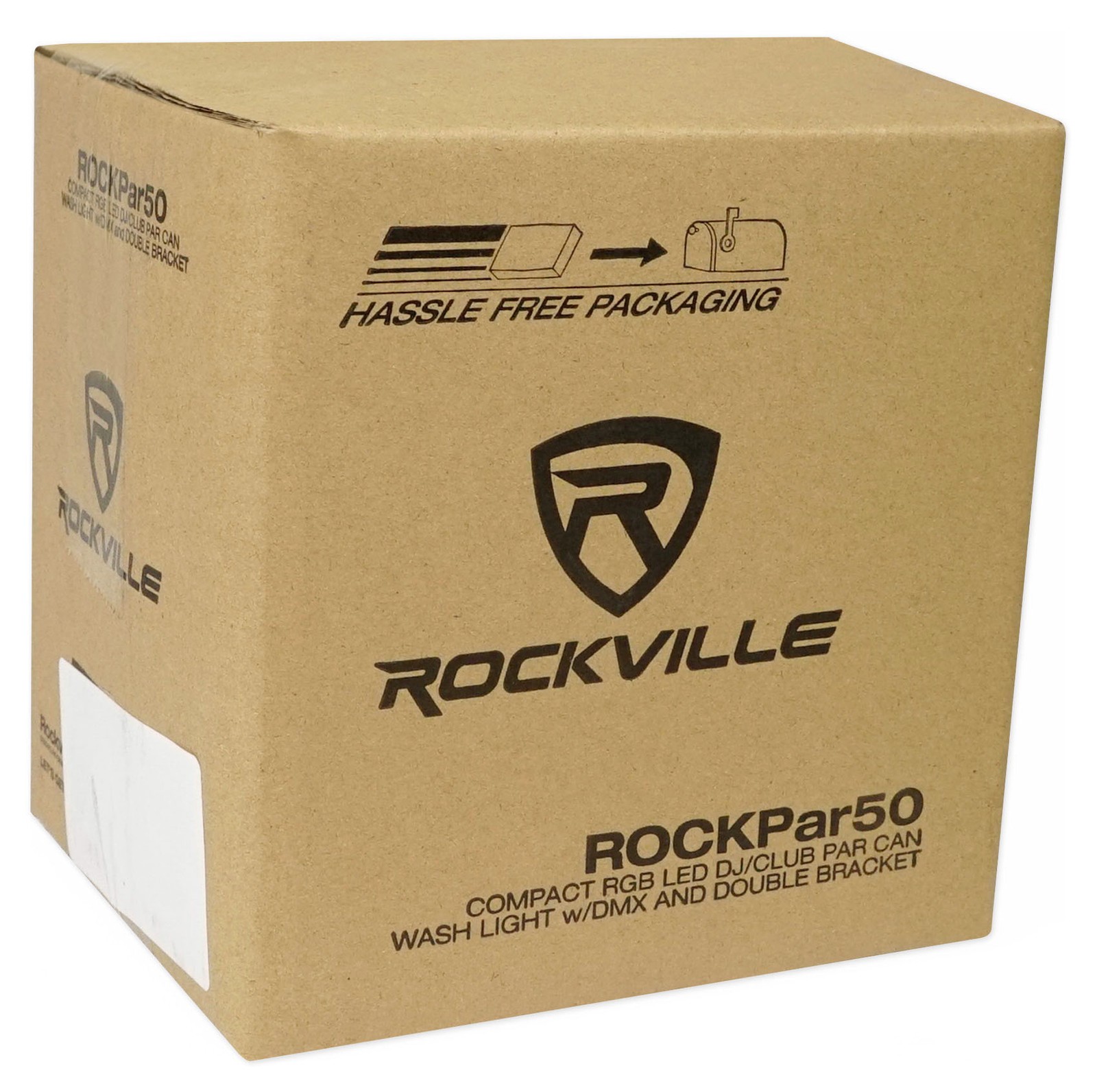 Rockville RockPAR50 LED RGB Compact Par Can DJ/Club/Stage DMX Wash Light – White