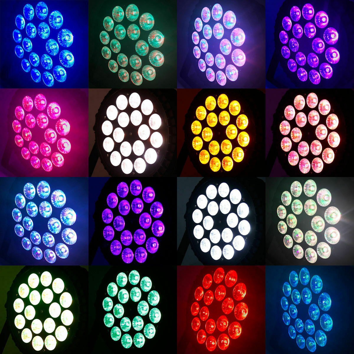 18 LED Par Stage Light 270W 4 in 1 RGBW Beam Disco DJ Bar Lights DMX Lighting